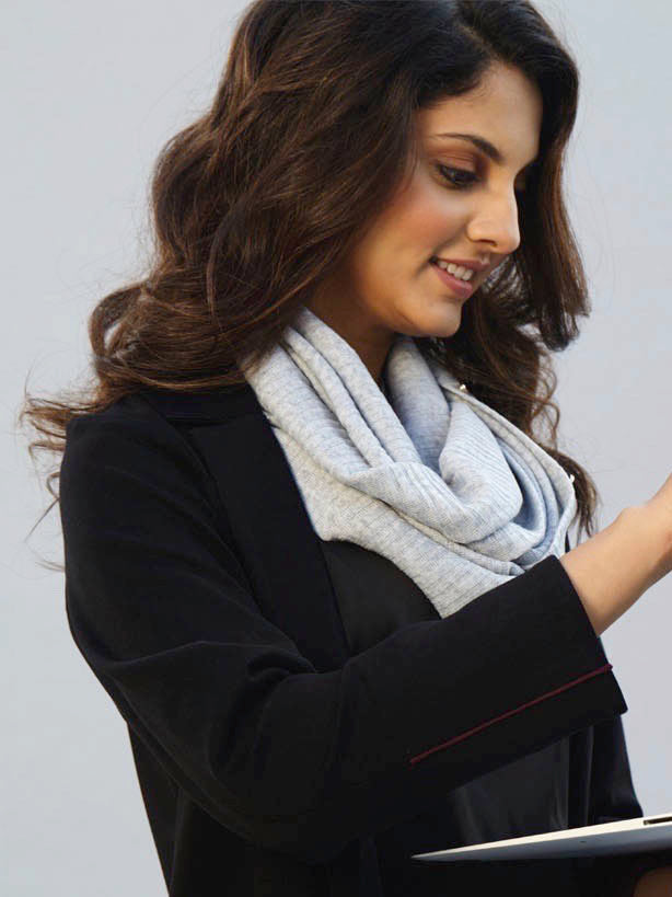 Collared Long Coat - Black