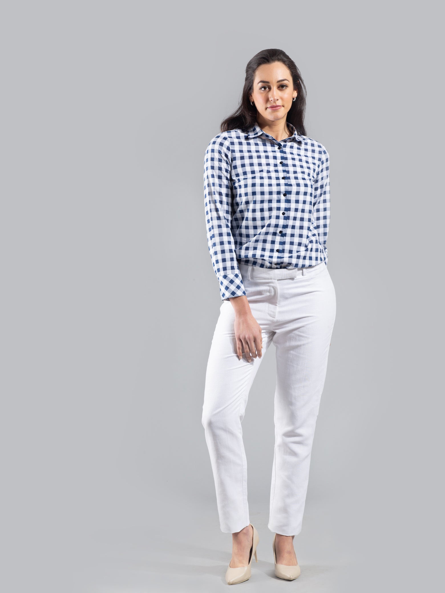 Essential Linen Trousers - White| Formal Trousers