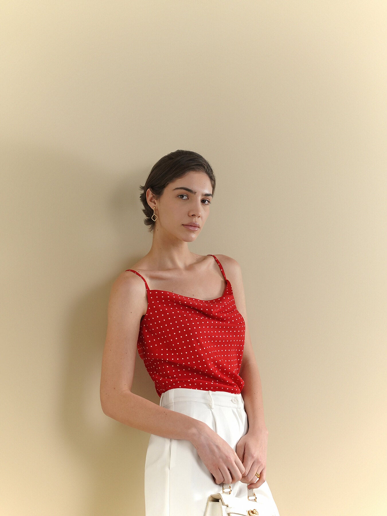 Polka Dot Top - Red