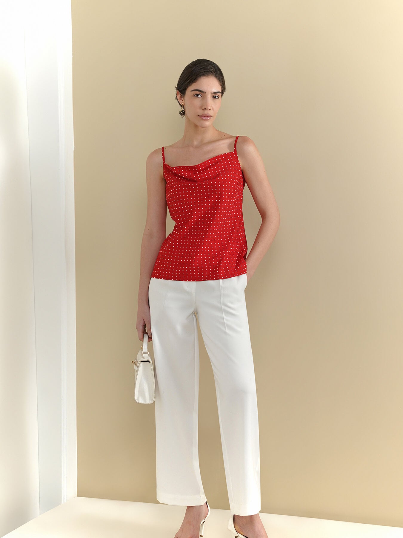 Polka Dot Top - Red