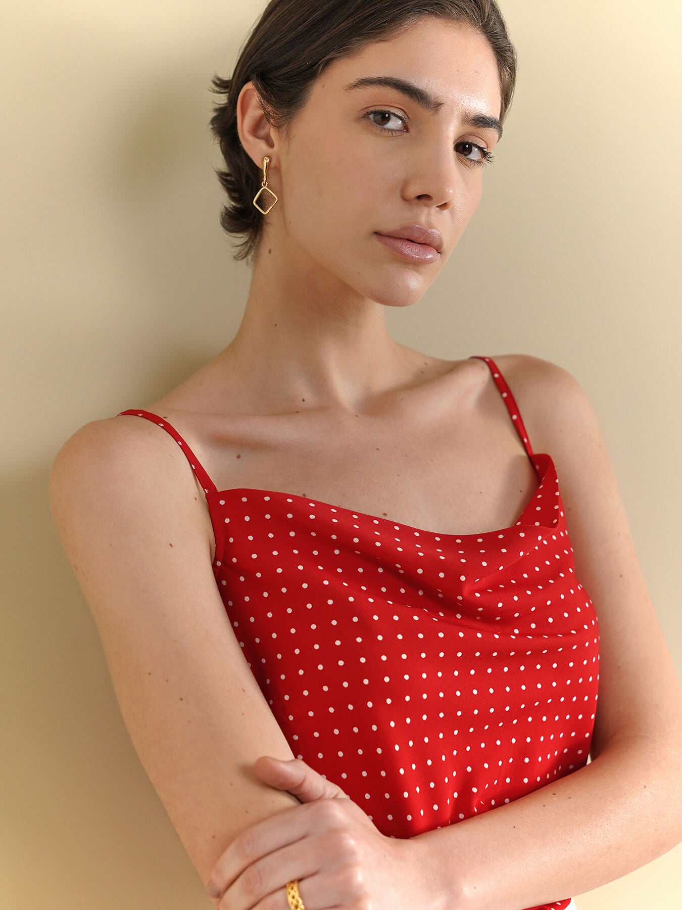 Polka Dot Top - Red
