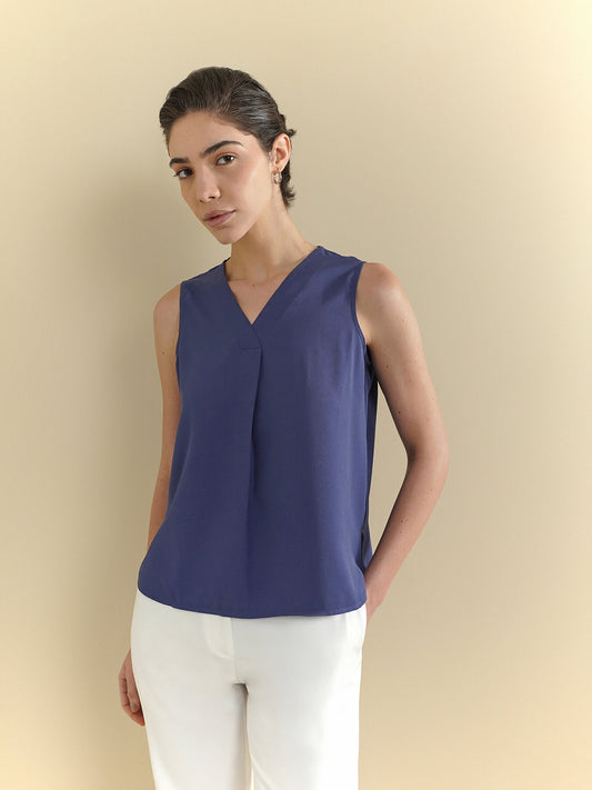 V-Neck Camisole - Blue