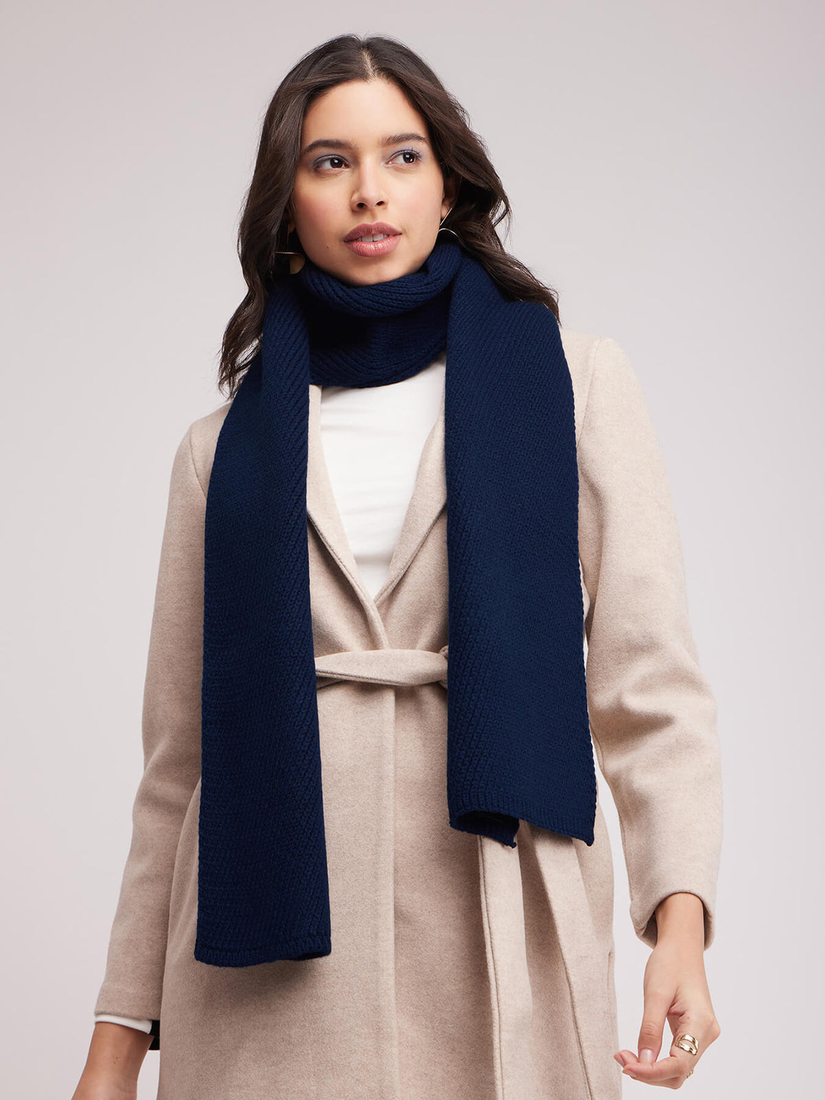 LivSoft Knitted Muffler - Navy