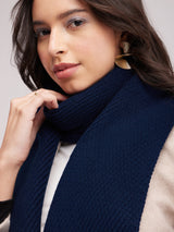 LivSoft Knitted Muffler - Navy