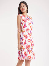 Floral Shift Dress - Multicolour