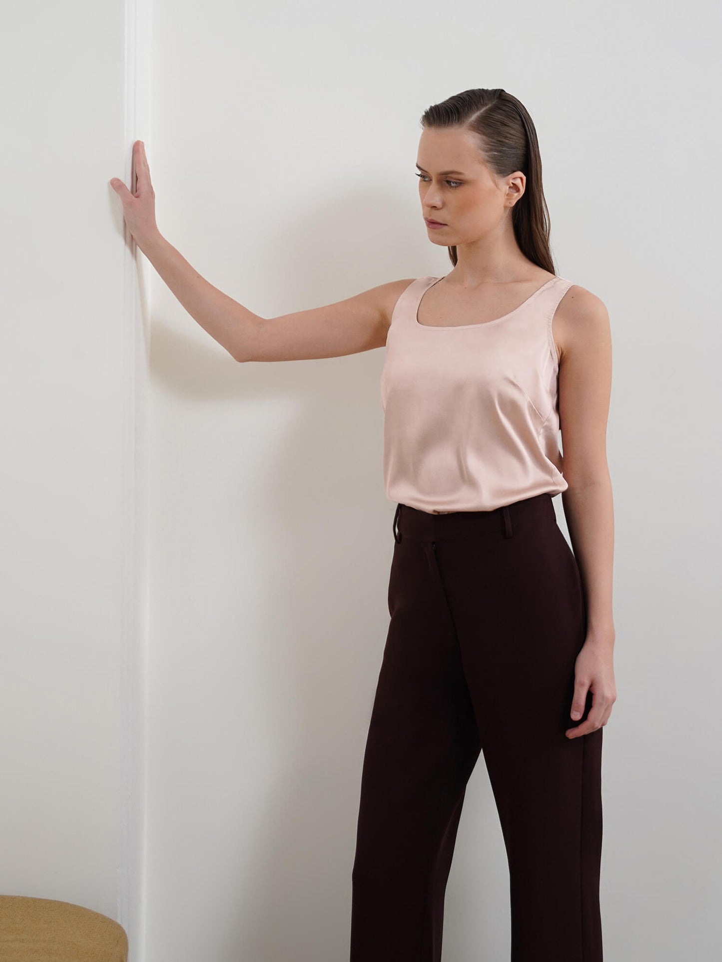 Scoop Neck Top - Pink