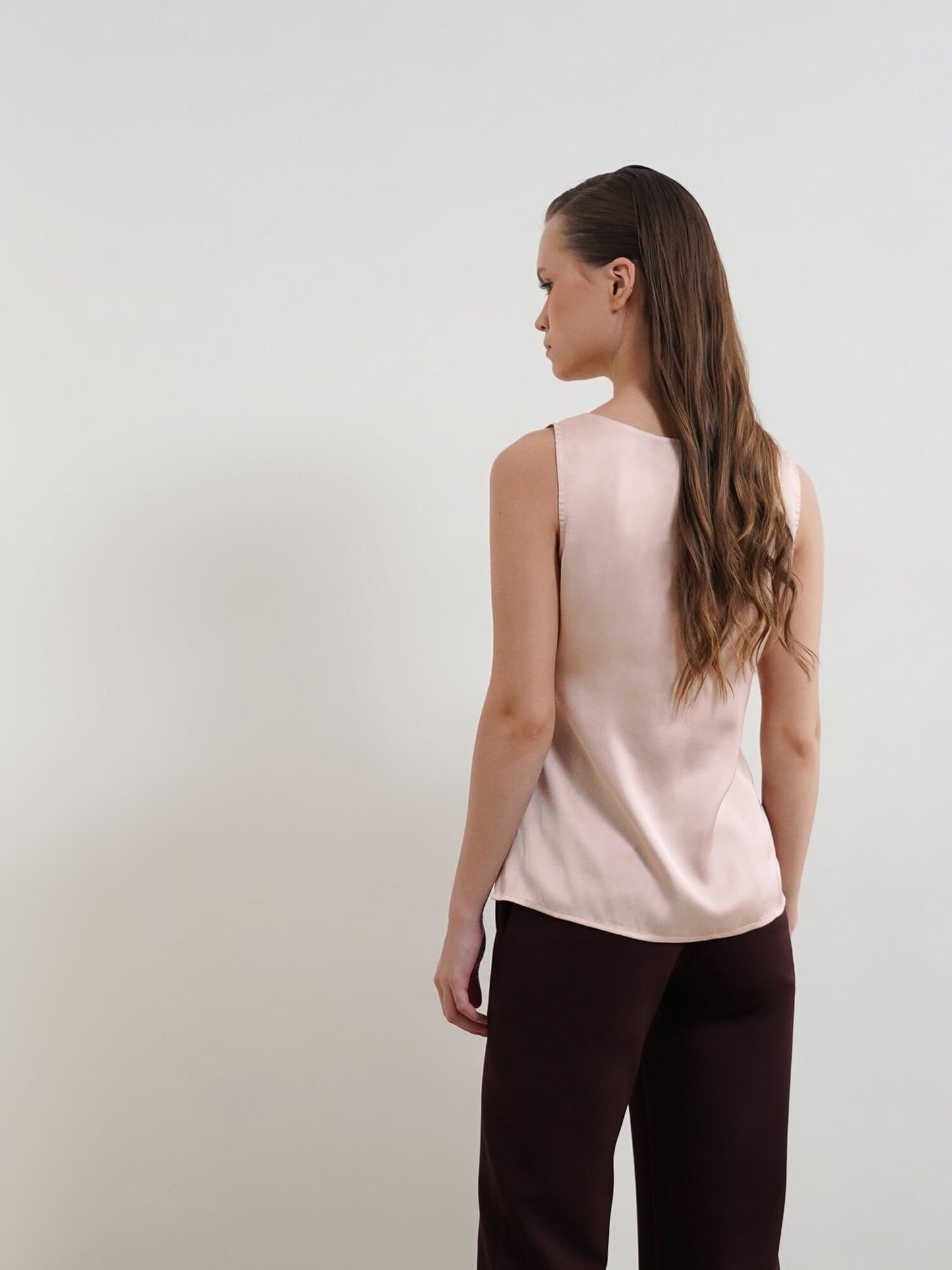 Scoop Neck Top - Pink