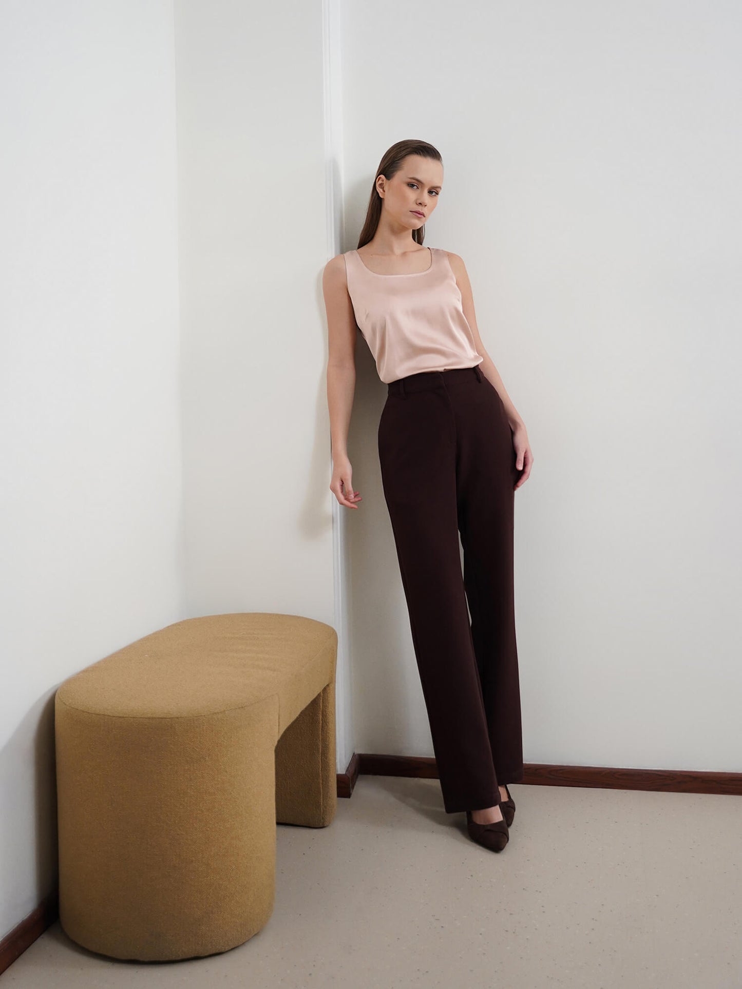 Scoop Neck Top - Pink