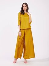 Silk Co-ord Set - Mustard