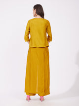 Silk Co-ord Set - Mustard