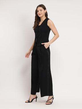 Waistcoat Co-ord - Black