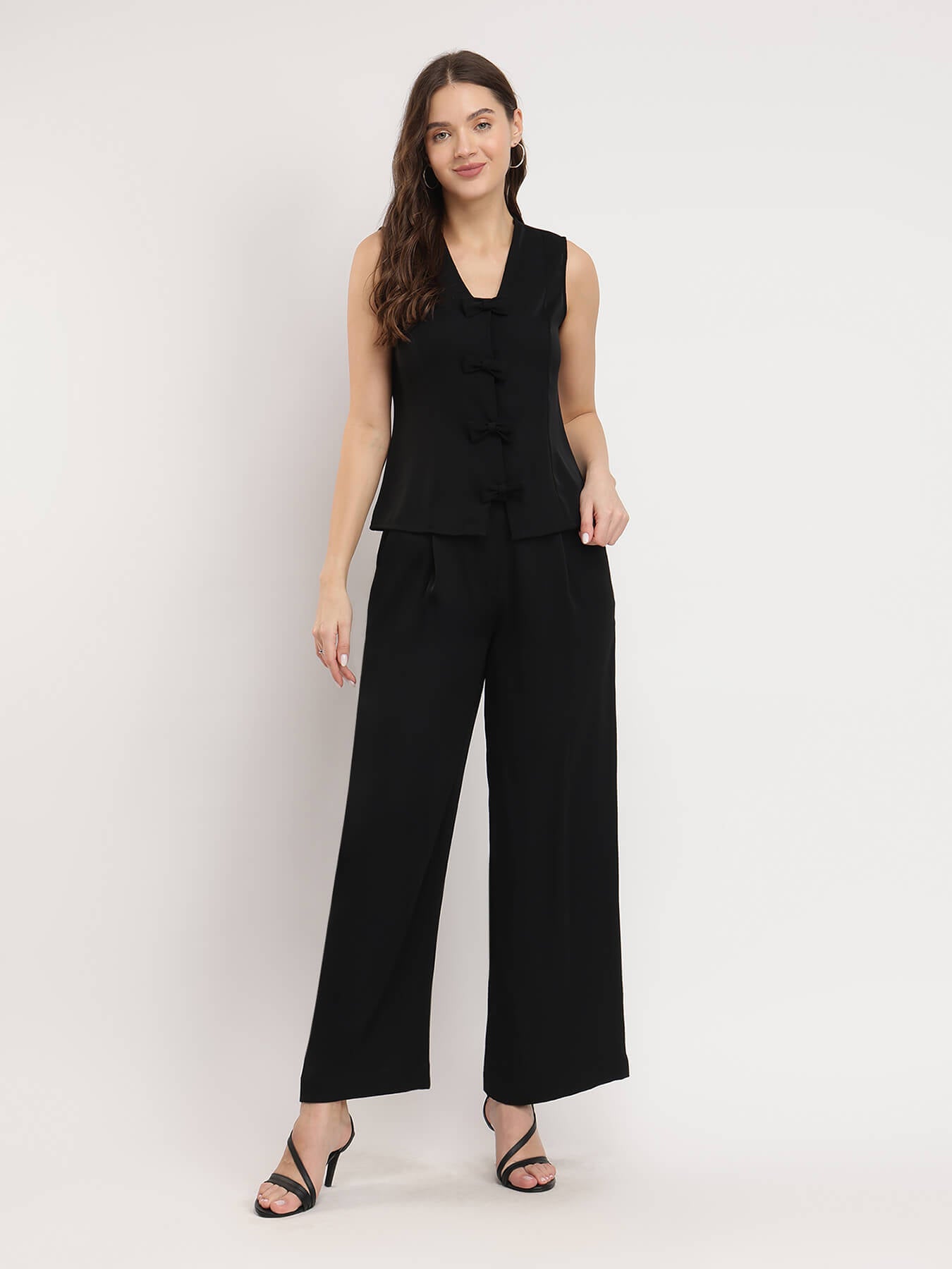 Waistcoat Co-ord - Black