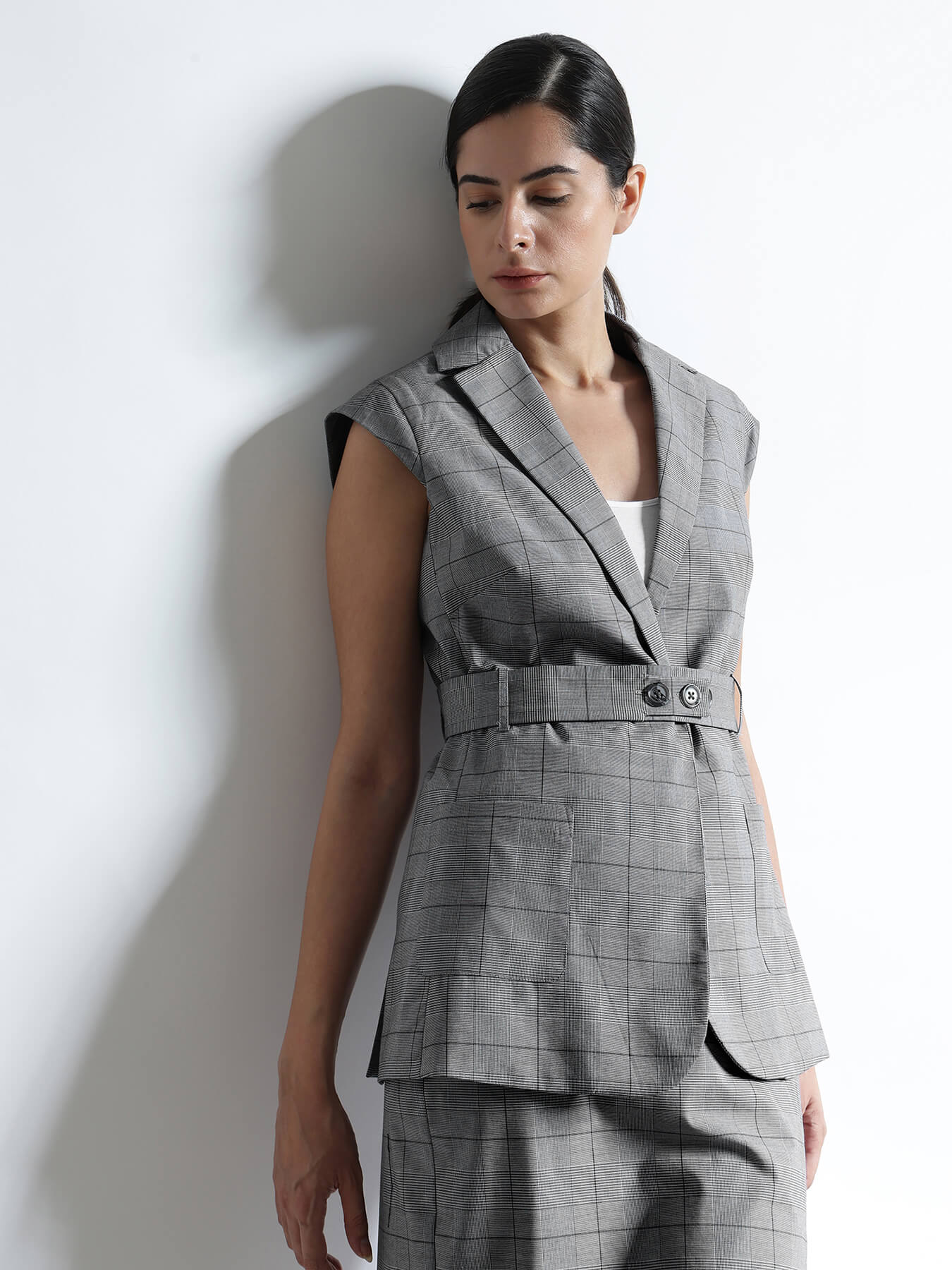 Jacket and skirt Co-ord -Grey