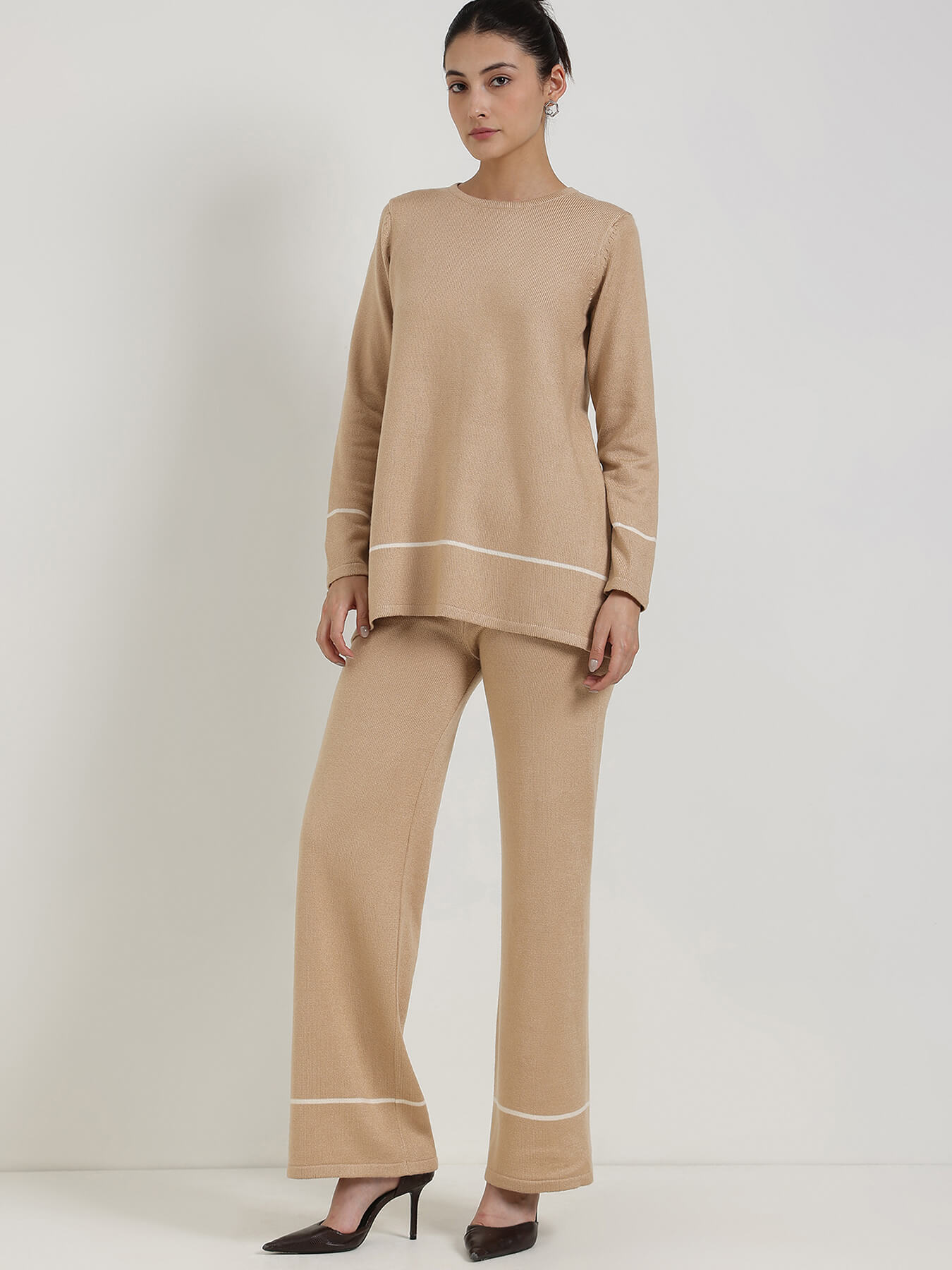 LivSoft Sweater Coord - Beige