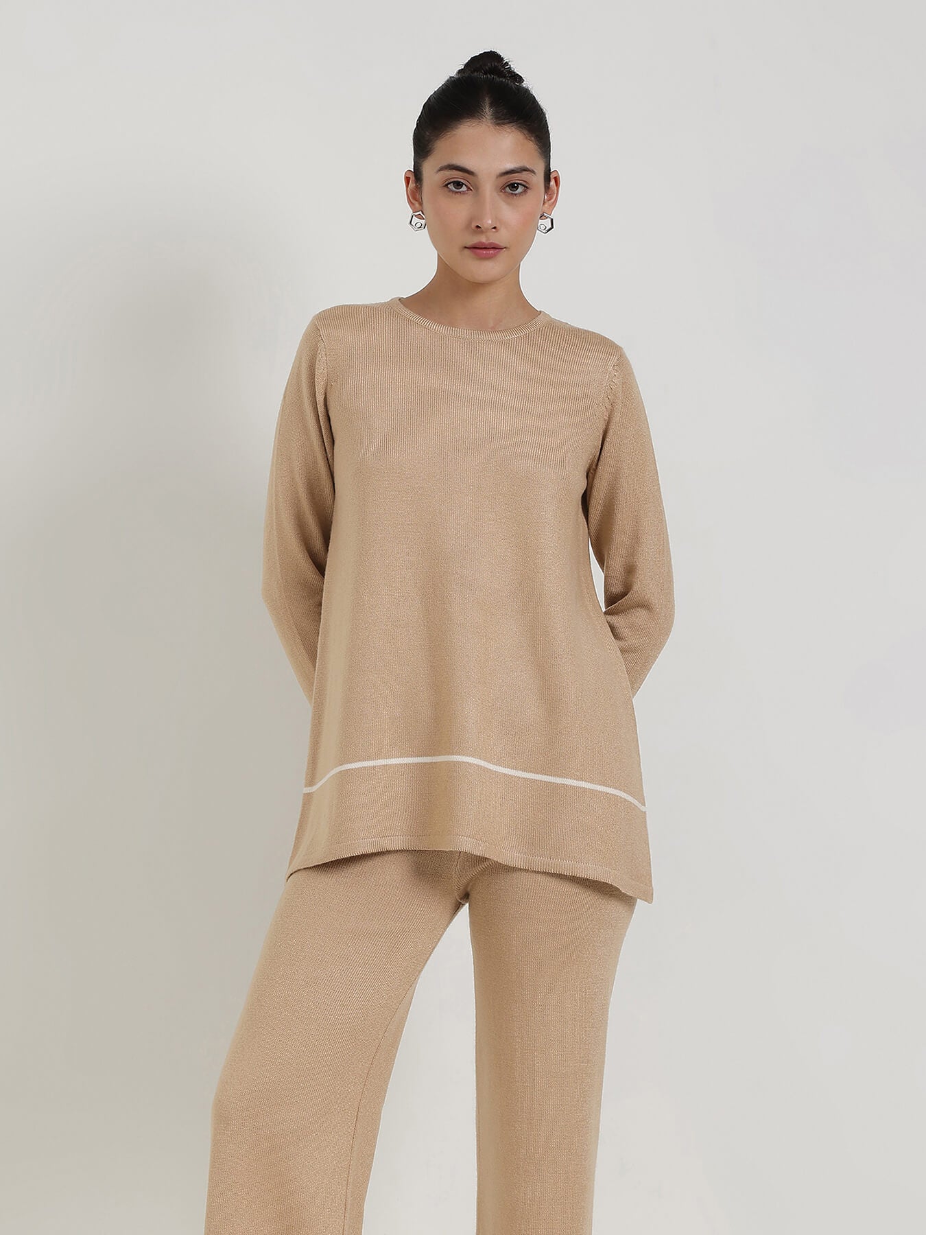LivSoft Sweater Coord - Beige