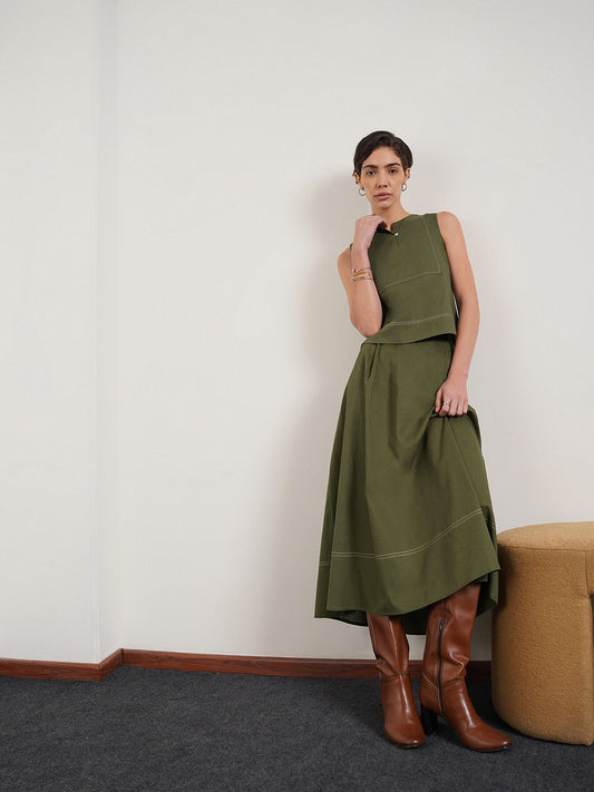 Cotton Coord - Olive