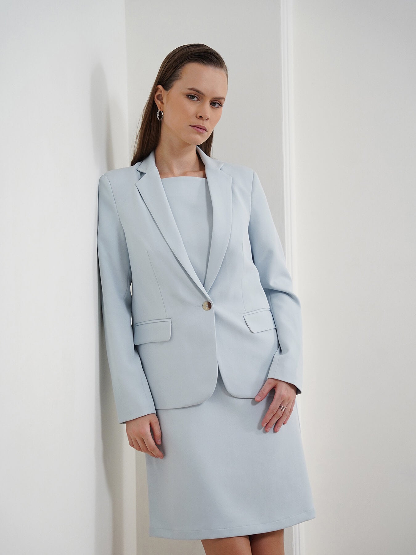 Blazer and Dress Coord - Blue