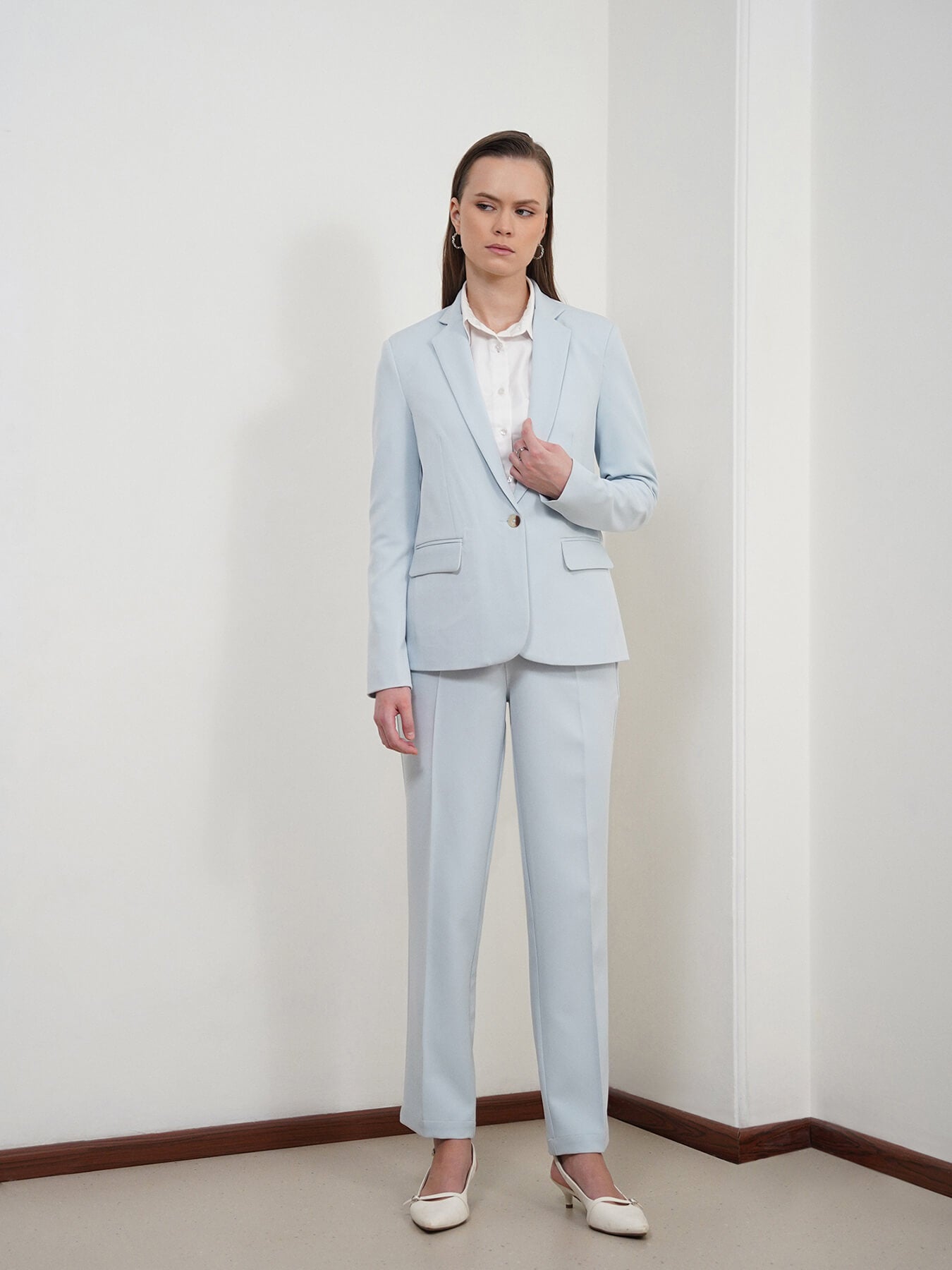 Blazer and Trousers Coord - Blue