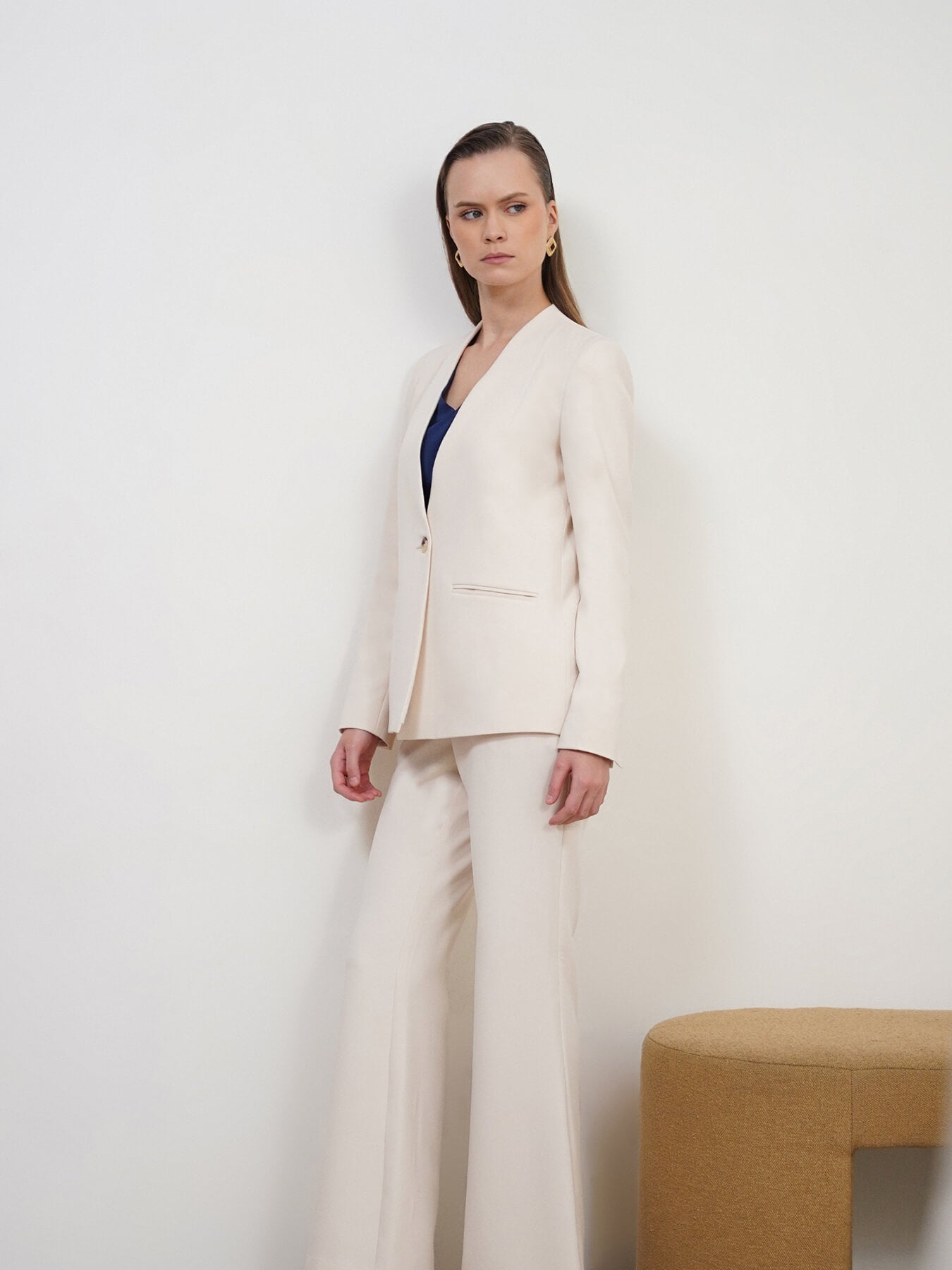 Blazer and Trousers Coord - Off White