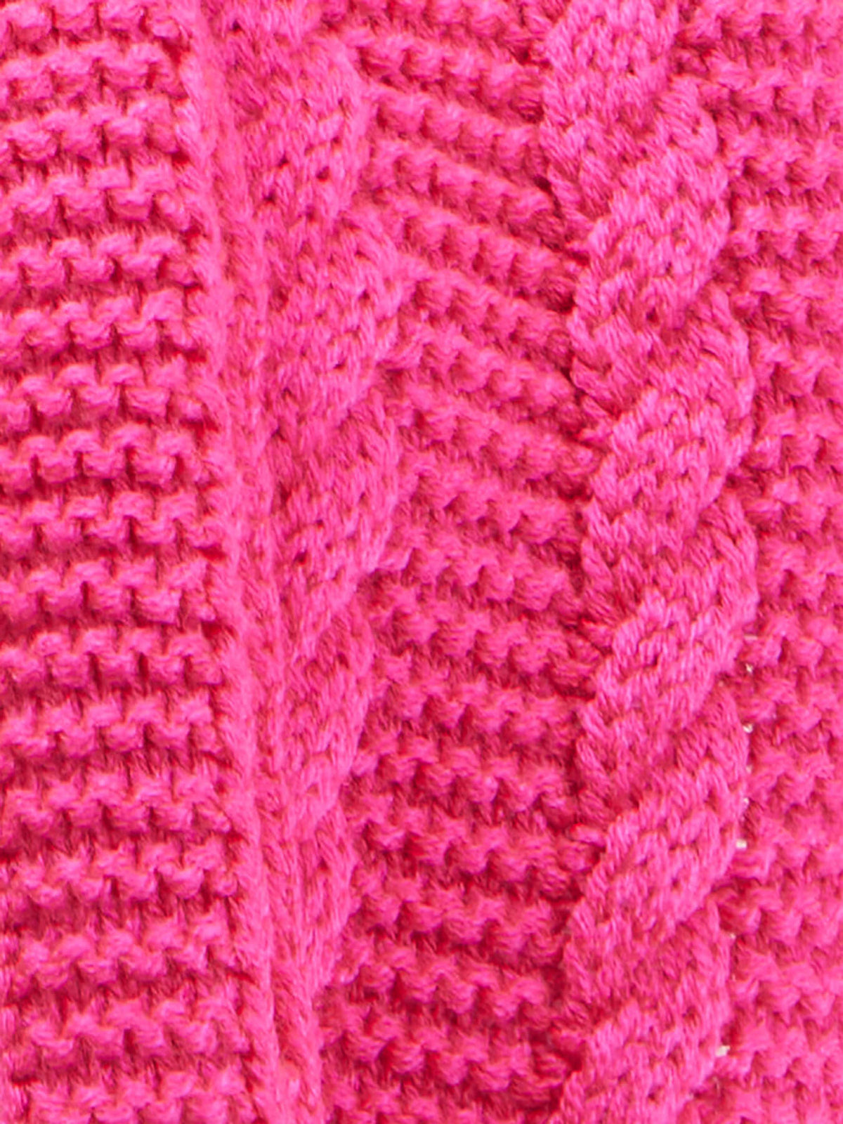 LivSoft Cable Knit Muffler - Fuchsia