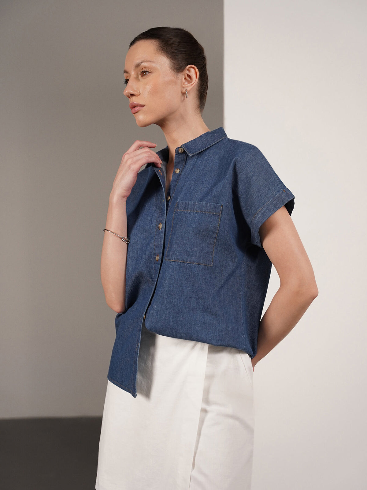Denim Shirt - Blue