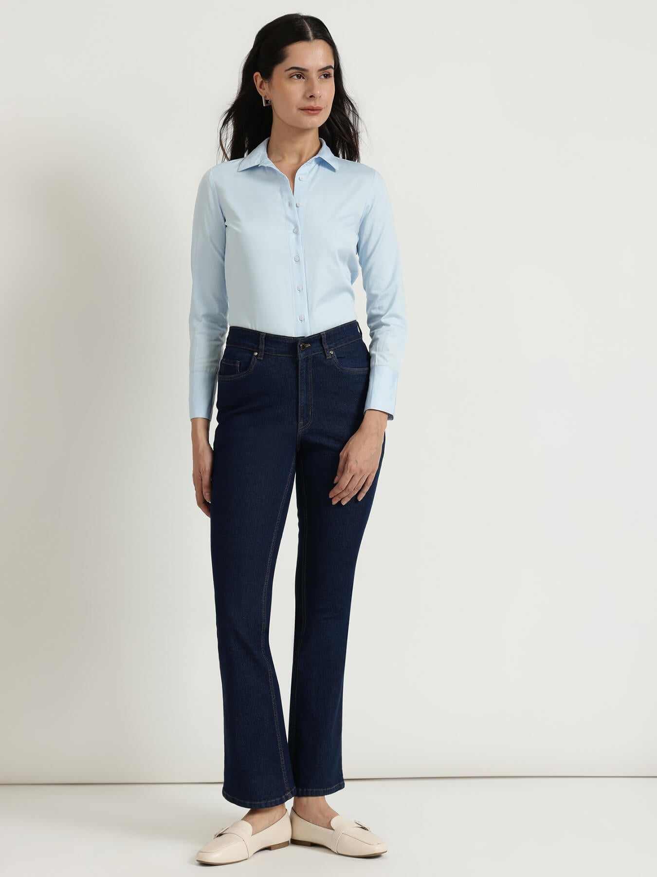 FableStreet Bootcut Jeans - Dark Blue