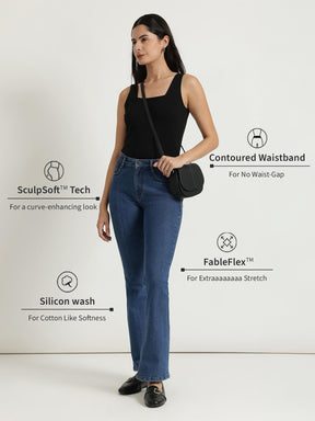 Bootcut Jeans - Blue