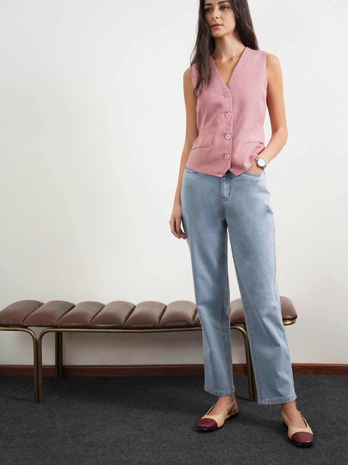 Mom Fit Jeans - Light Blue