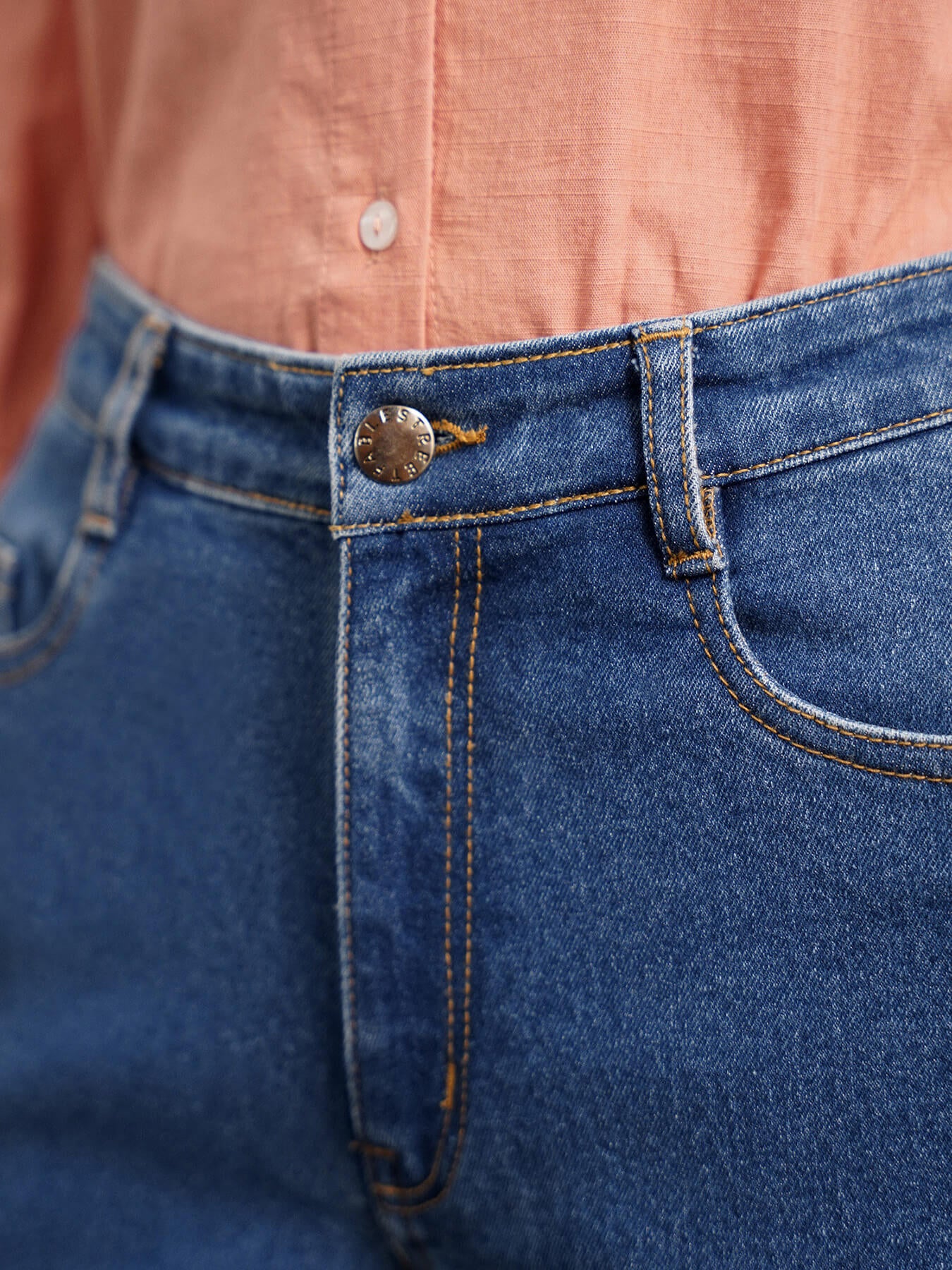 Super Wide Leg Jeans - Blue