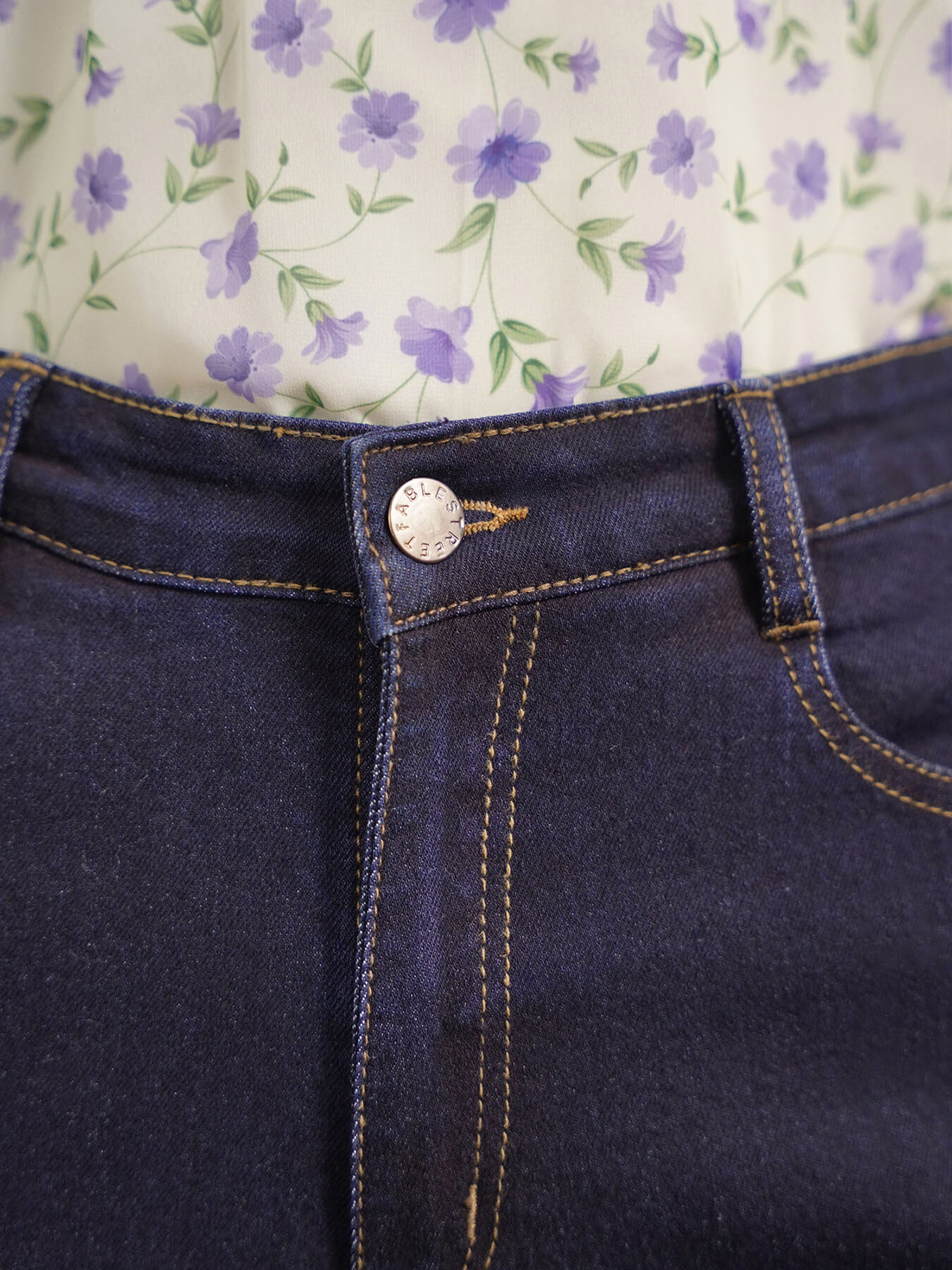 Straight Fit Jeans - Dark Blue