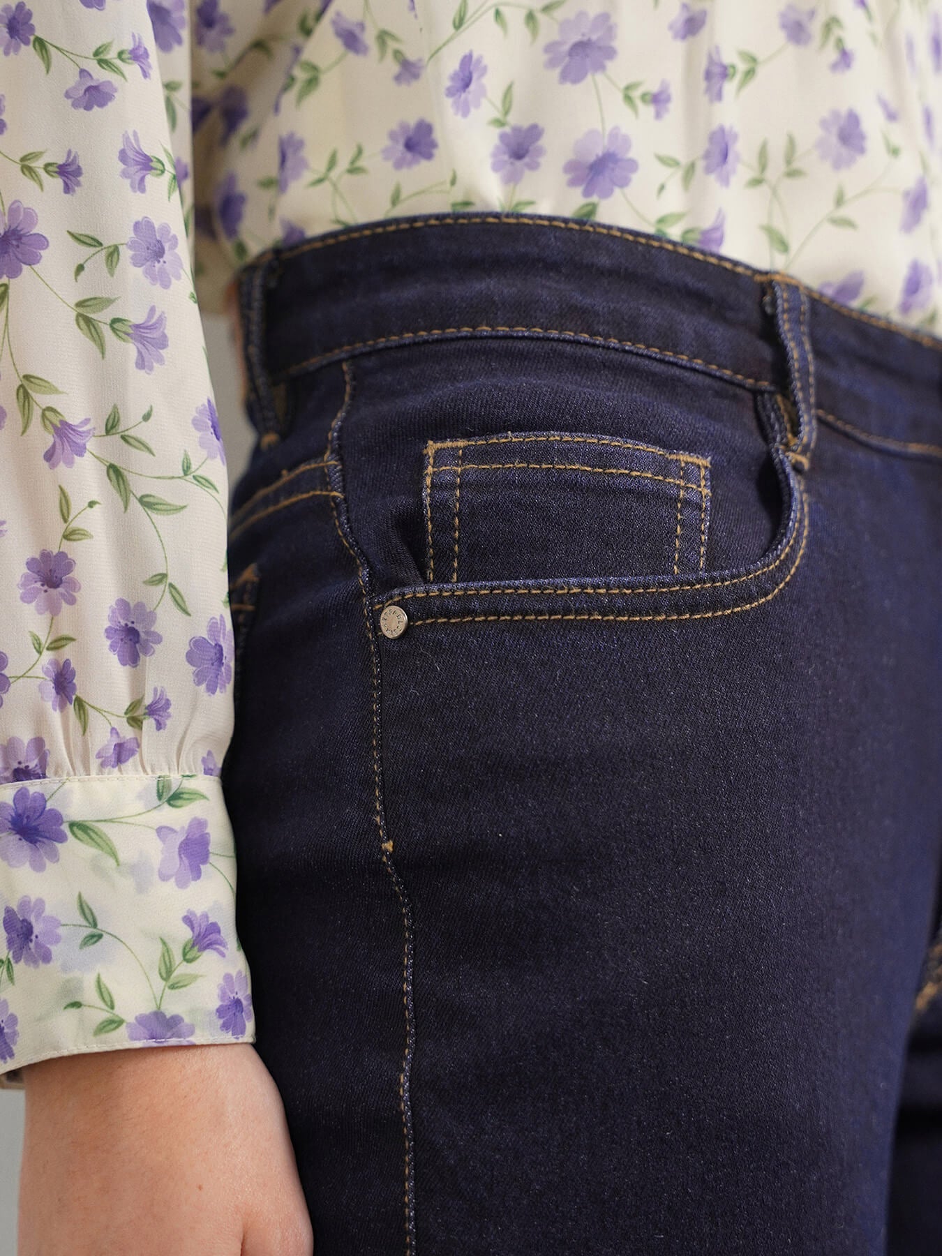 Straight Fit Jeans - Dark Blue