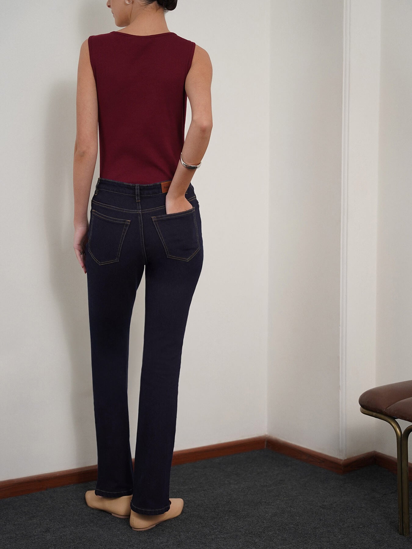 Bootcut Jeans - Dark Blue