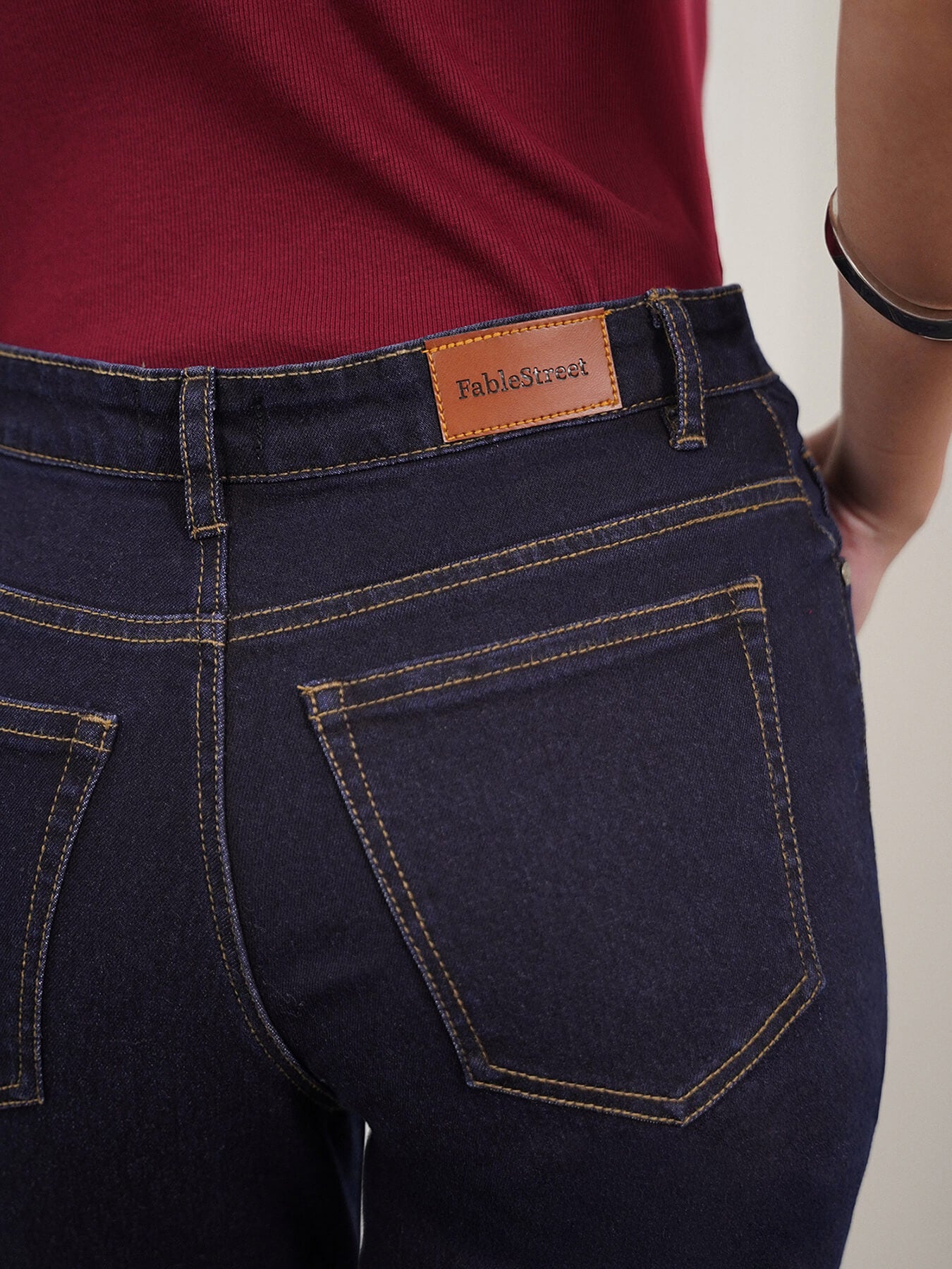 Bootcut Jeans - Dark Blue
