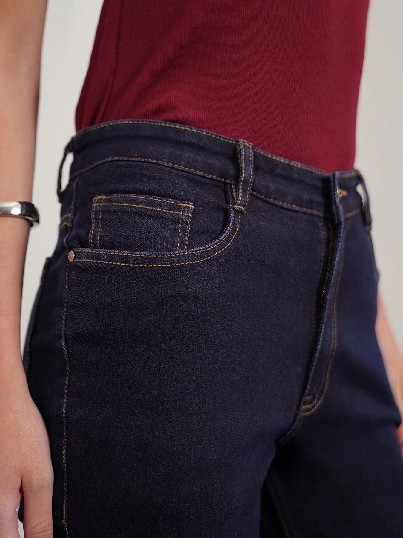 Bootcut Jeans - Dark Blue