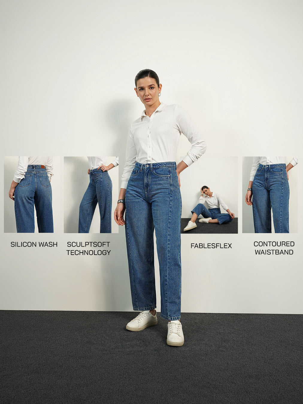 Barrel Jeans - Classic Blue
