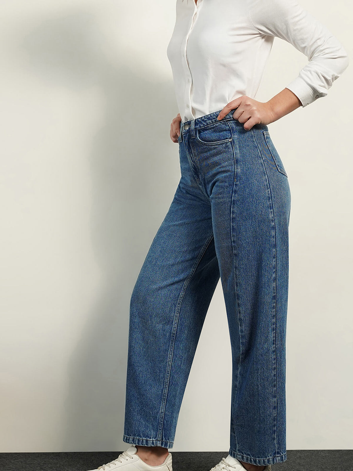 Barrel Jeans - Classic Blue