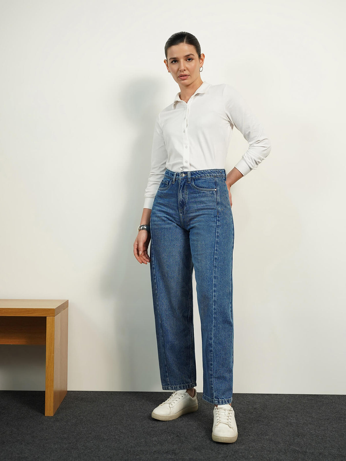 Barrel Jeans - Classic Blue
