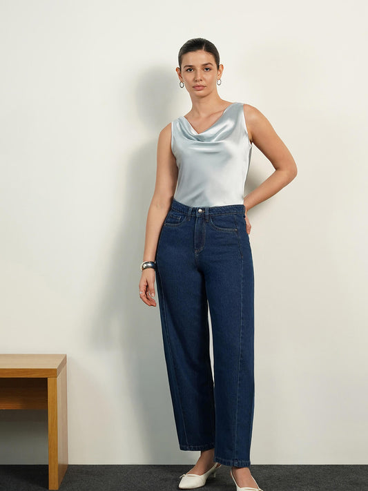 Barrel Jeans - Dark Blue