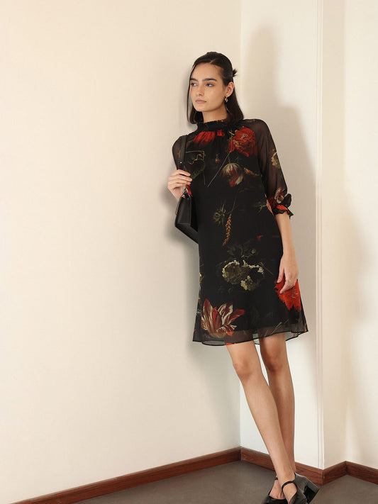 A-Line Dress - Black