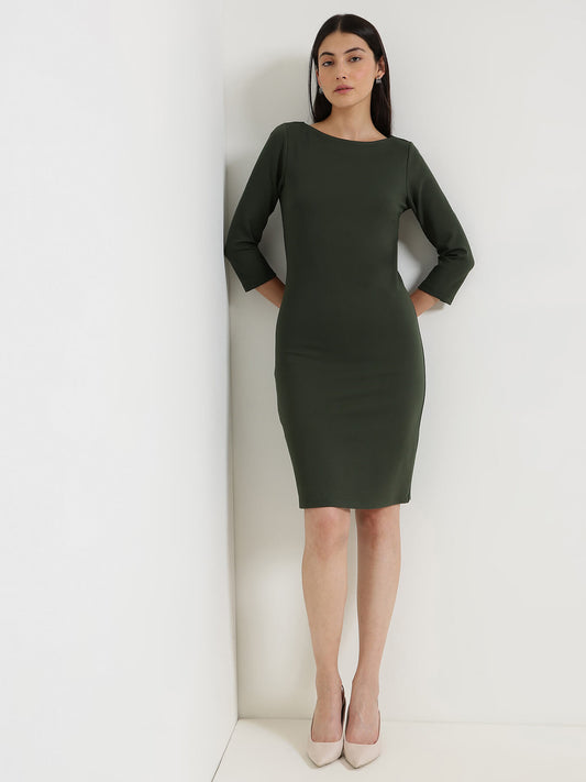 Bodycon Dress - Olive