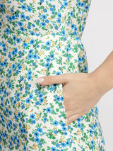 Ditsy Floral Dress - Blue