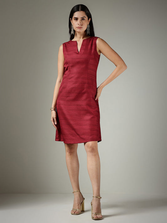 A-Line Dress - Red