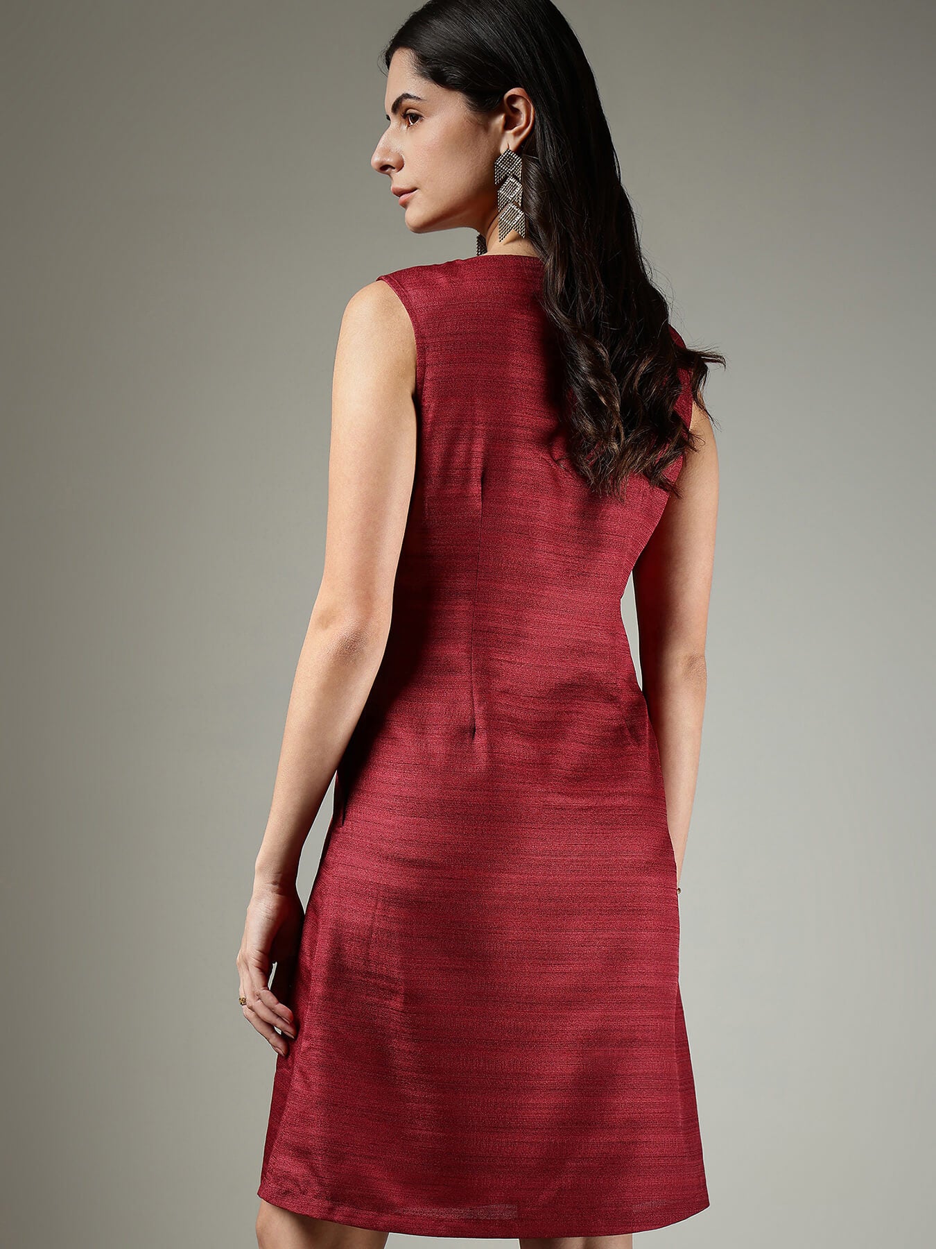 A-Line Dress - Red