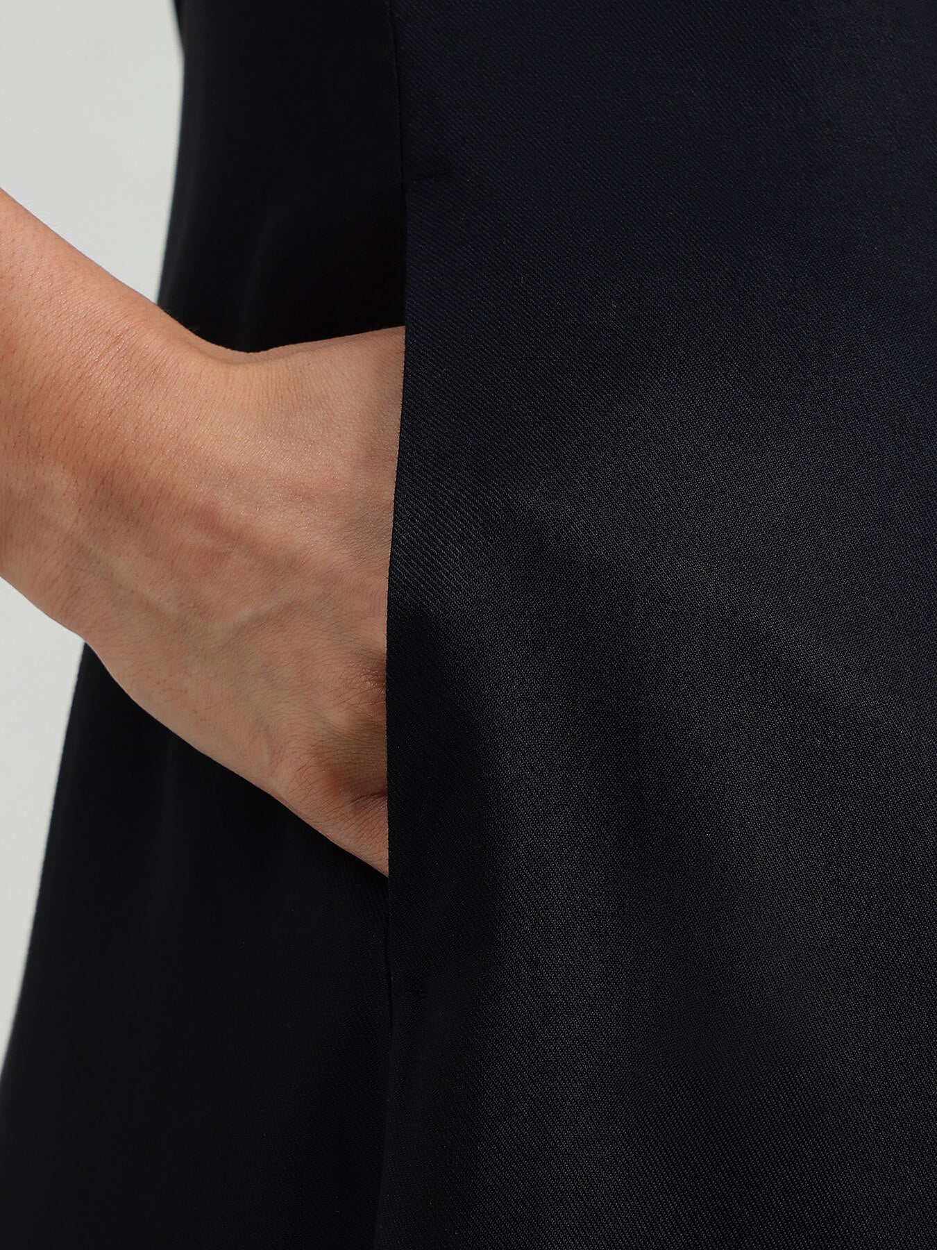 Fit & Flare Midi Dress - Black