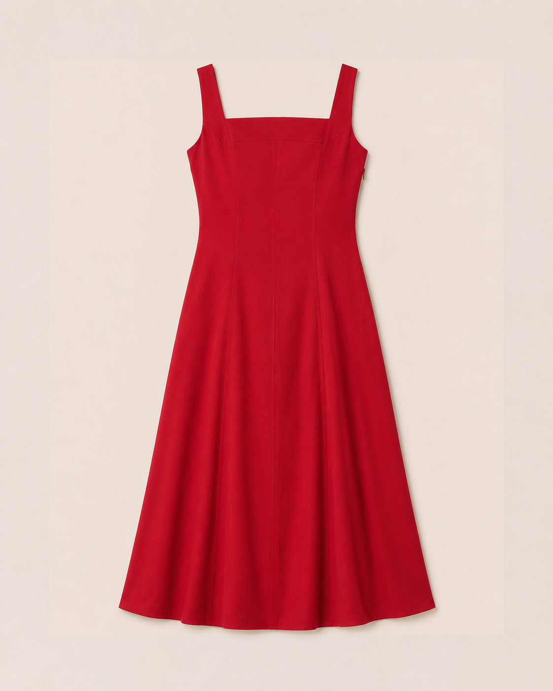 Fit & Flare Midi Dress - Fuschia