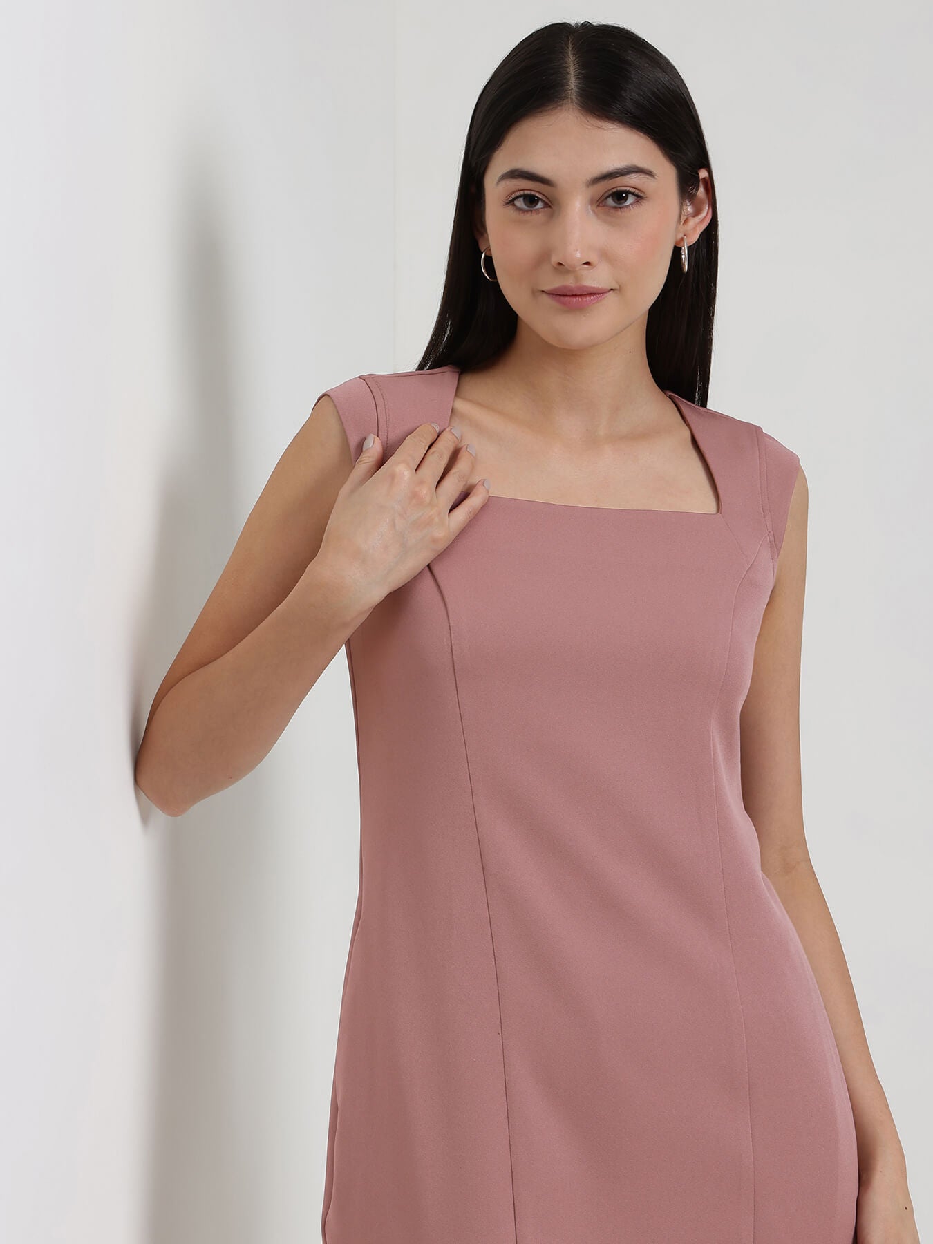 Shift Dress - Dusty Pink