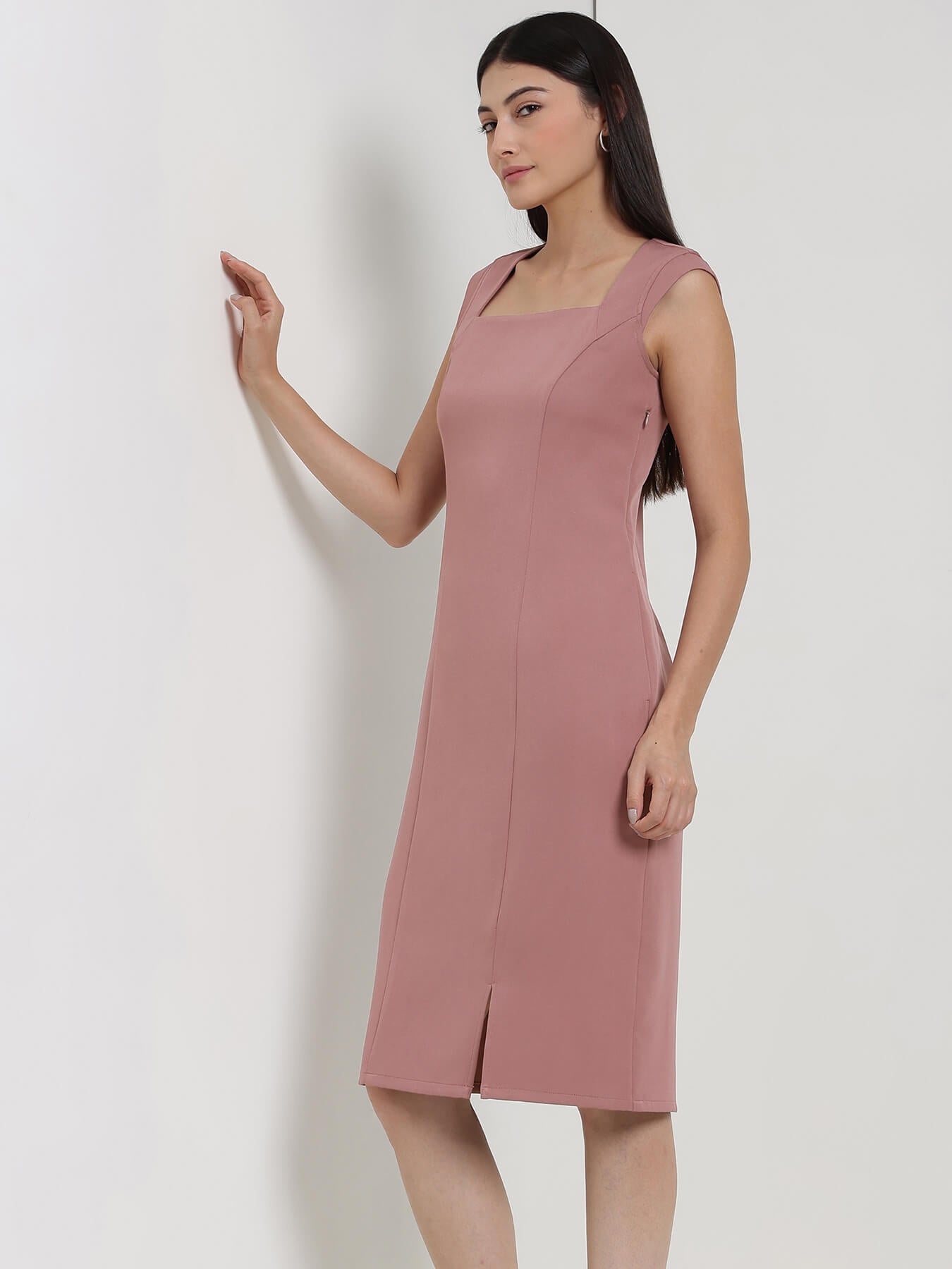 Shift Dress - Dusty Pink