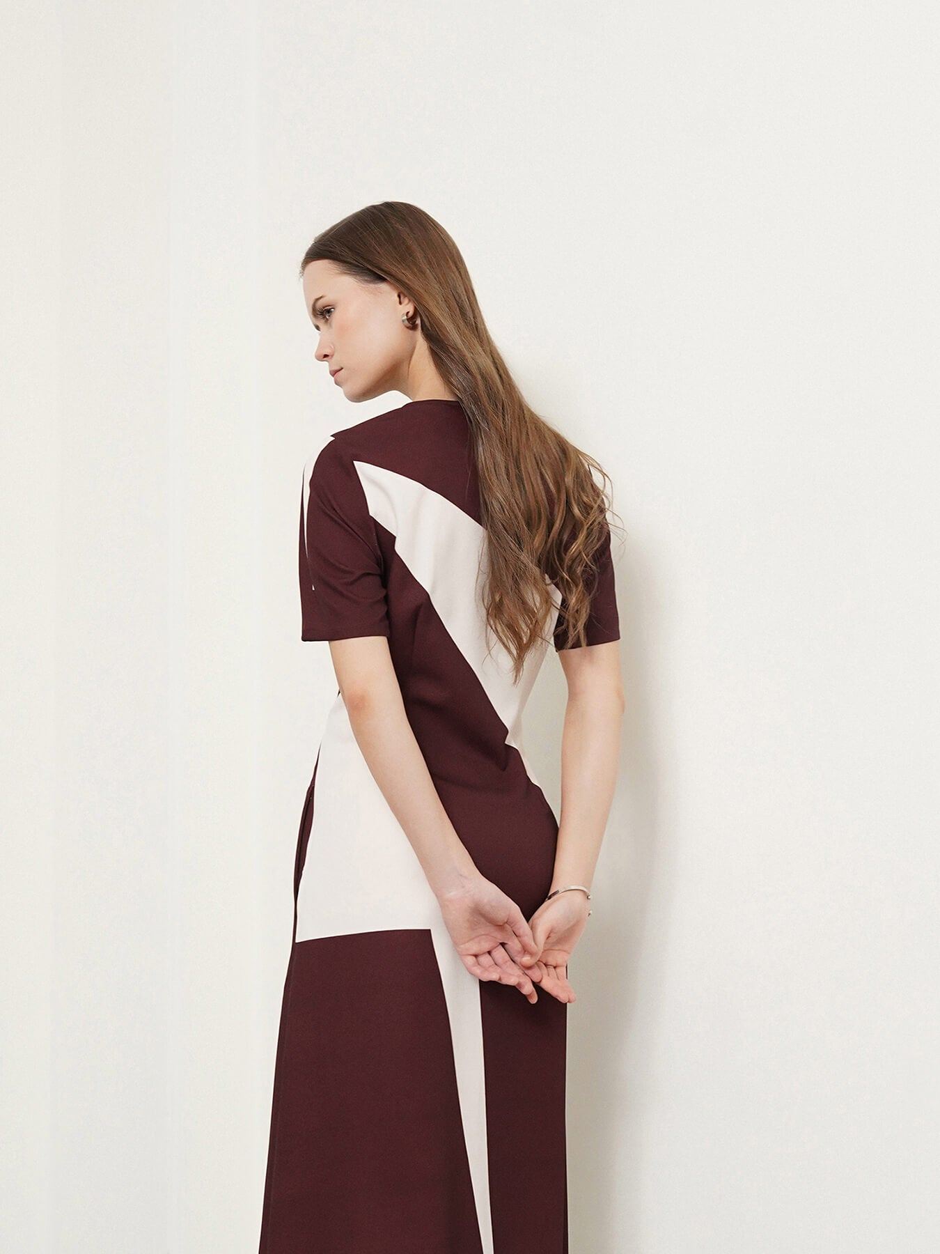 A-Line Dress - Brown