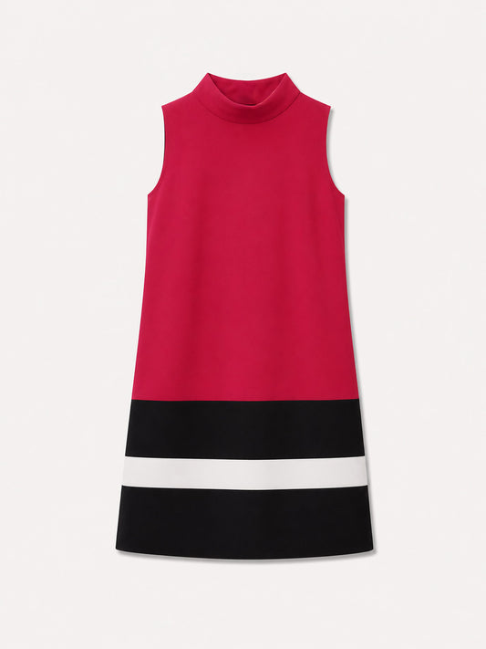 Cotton Shift Dress - Pink