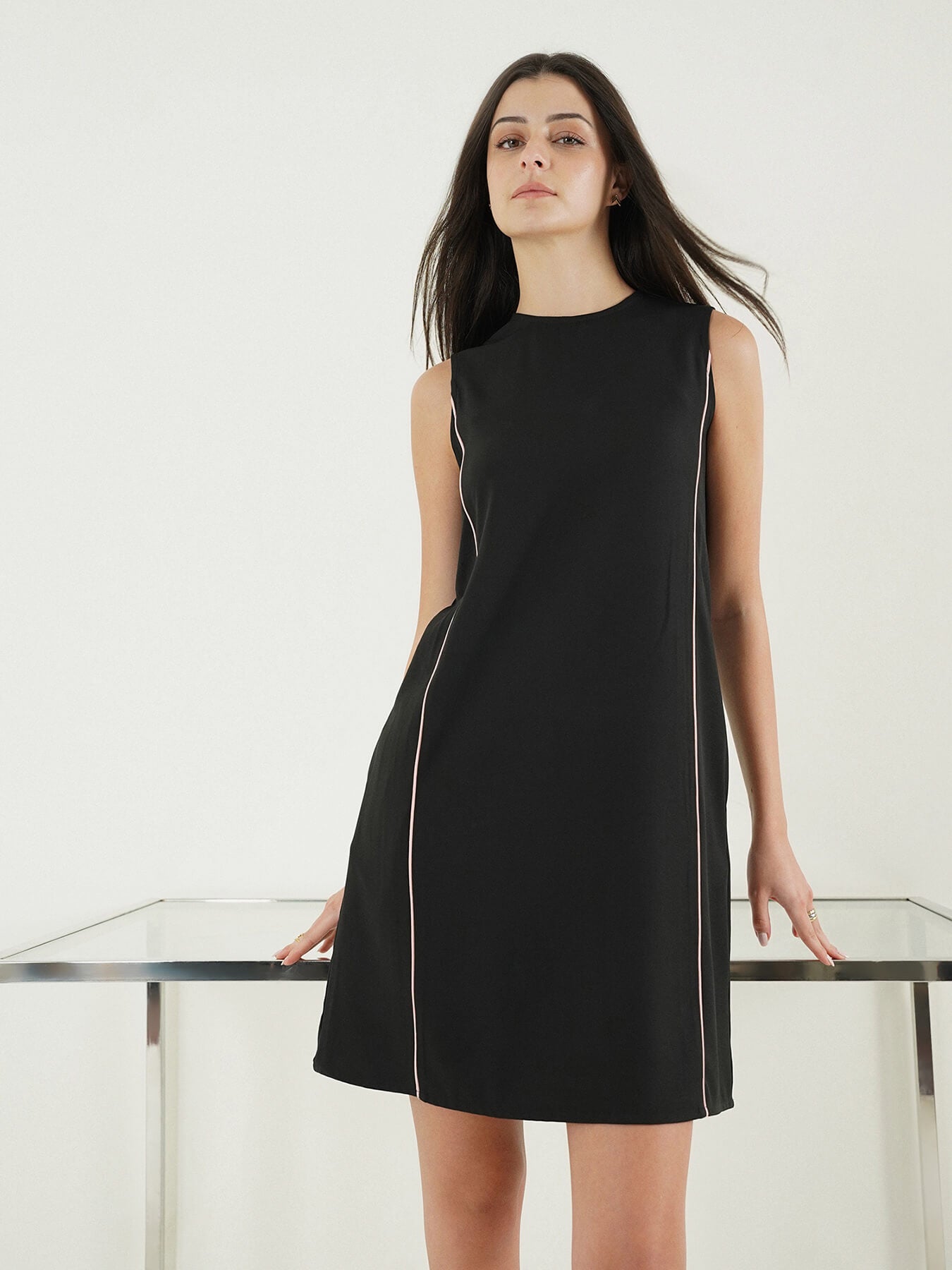 A-Line Dress - Black